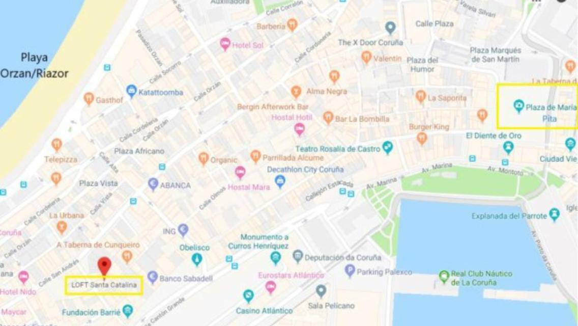 El Loft De Santa Catalina Leilighet La Coruña Eksteriør bilde